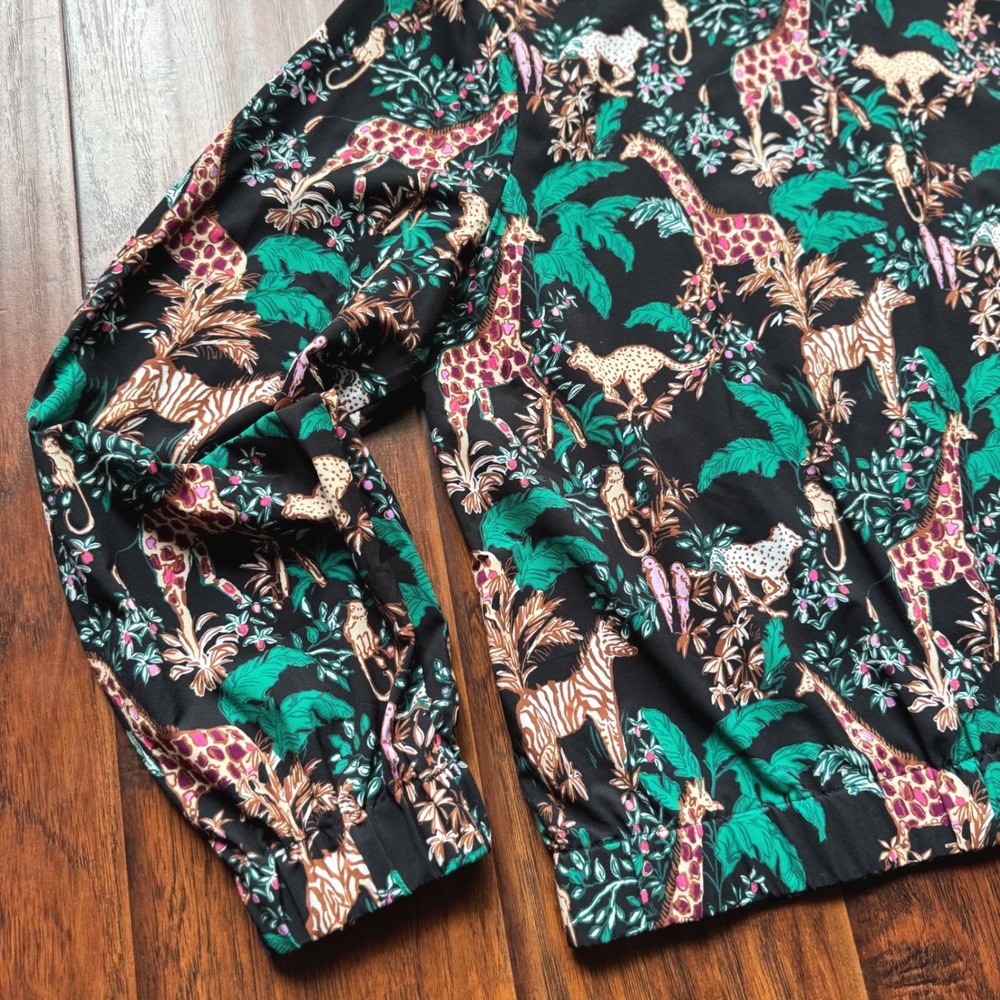 NWOT Lilly Pulitzer Luxletic Aegean Performance Jacket XL SPF 50 Full Zip Safari - Picture 15 of 15
